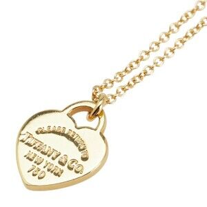 TIFFANY 18k Gold Heart Necklace